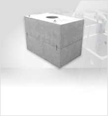 水道機器用大型コンクリートボックス