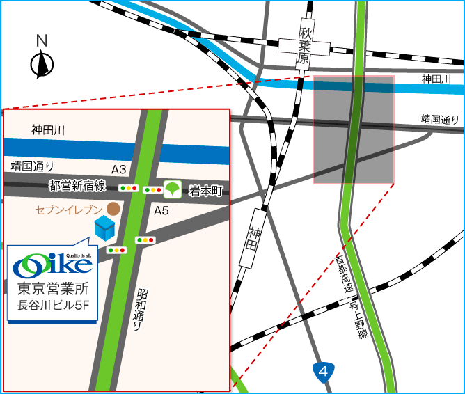 東京営業所 地図