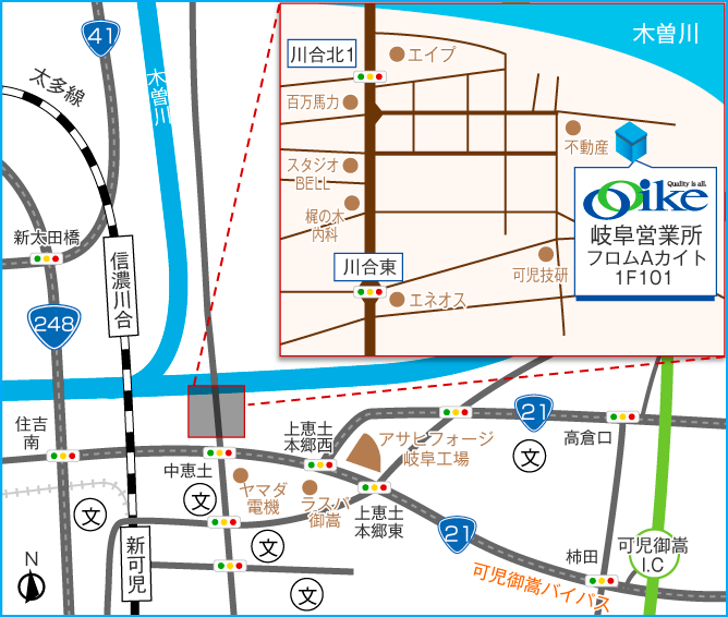 東京営業所 地図