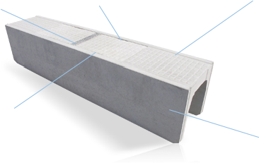 OS側溝（OK式皿状可変側溝）