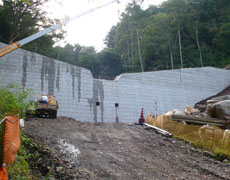 災害関連緊急砂防工事八重場沢川(岡谷市)