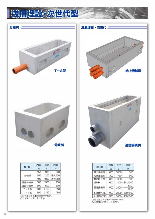 電線共同溝・情報BOX