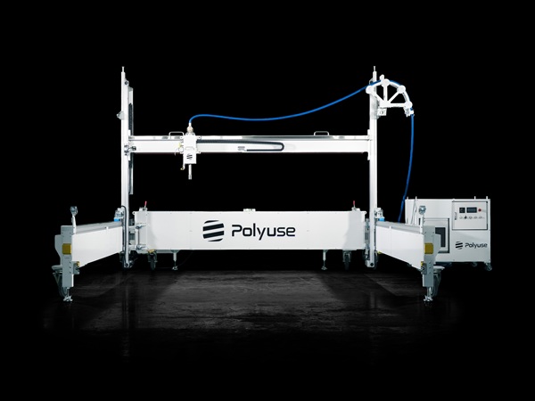 国産3Dコンクリートプリンタ「Polyuse One」の製品写真
